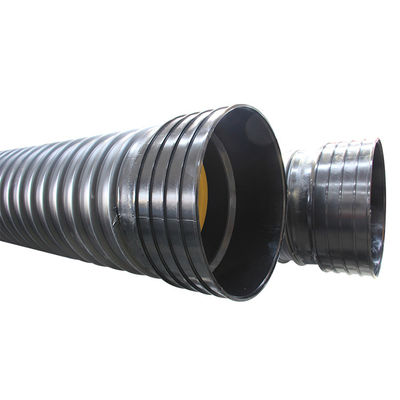 A parede subterrânea plástica do dobro do HDPE corrugou a tubulação 500mm*6m